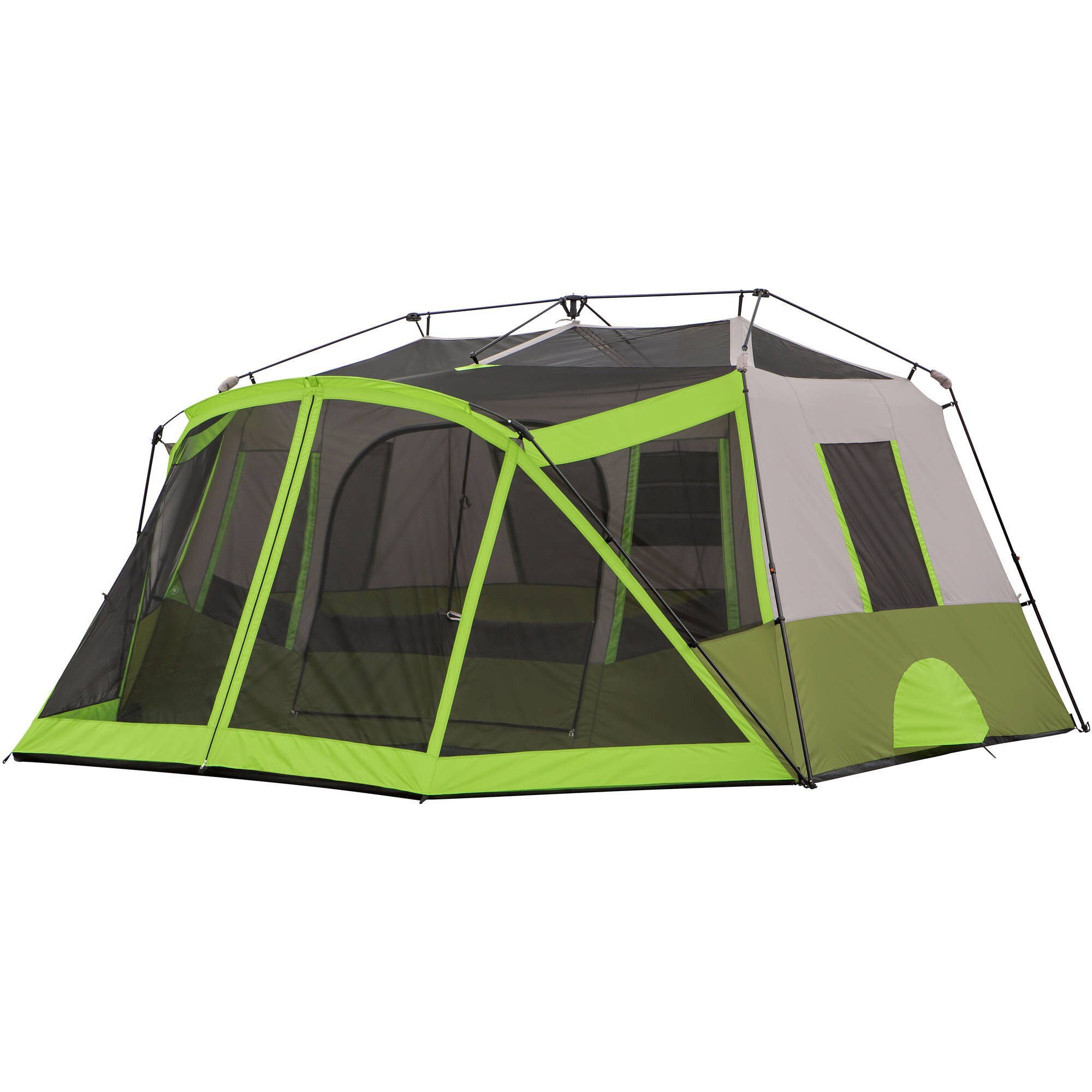 Cheap Goat Tents 9 Person 2 Room Instant Cabin Tent With Screen Room, Large Camping Tent, Outdoor Shelter (US Stock)   